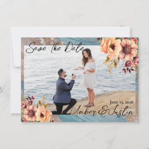 Elegant Wedding Save the Date Invitation