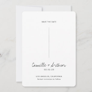 Elegant Wedding Save the Date Invitation