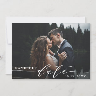 Elegant Wedding Save the Date Photo Card