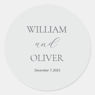 Elegant Wedding Sticker