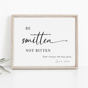 Elegant Wedding Sunscreen and Bug Spray Sign