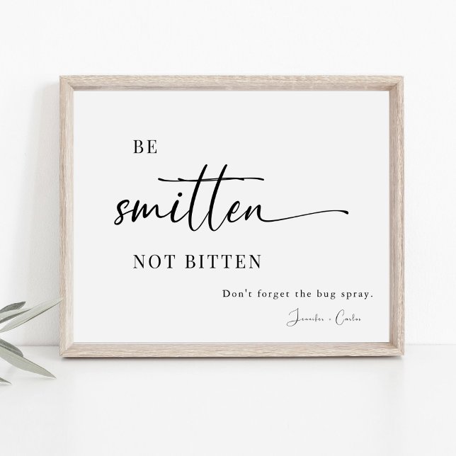 Elegant Wedding Sunscreen and Bug Spray Sign (Creator Uploaded)