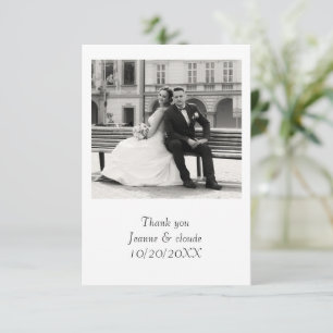 Elegant Wedding Thank You card