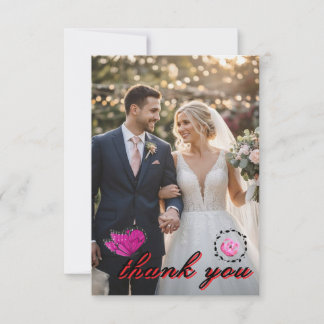 💍 Elegant Wedding Thank You Card