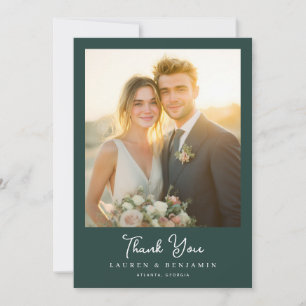 Elegant Wedding Thank You Card