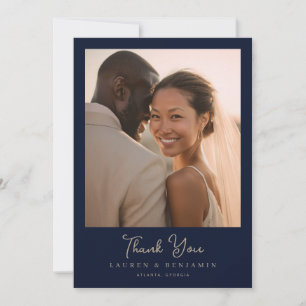 Elegant Wedding Thank You Card