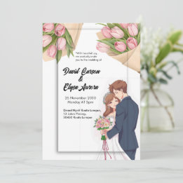 Elegant Wedding Timeless & Romantic design Invitation