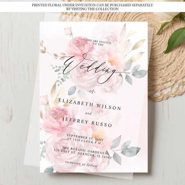 Elegant Wedding Vellum Invitations (Elegant Wedding Vellum Invitations)