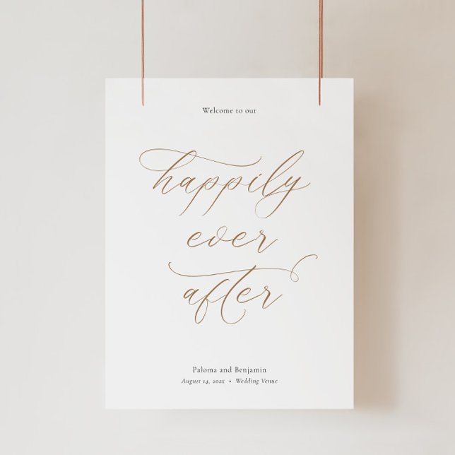 Elegant Wedding Welcome Sign with Calligraphy (Creator Uploaded)