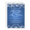 Elegant Wedding Winter Sparkle Blue