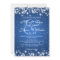 Elegant Wedding Winter Sparkle Blue