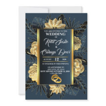 Elegant Wedding with Roses and Rings