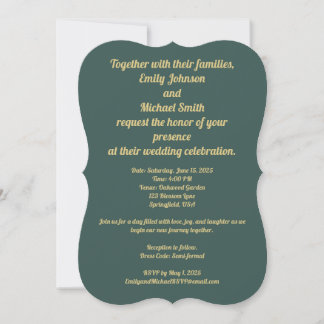 Elegant Weeding Invitation Design