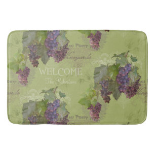 Elegant Welcome Mat Pinot Noir Vineyard Grapes