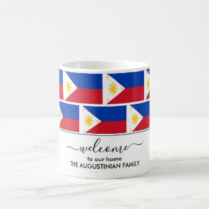 Elegant Welcome PHILIPPINES FLAG Coffee Mug