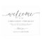 Elegant Welcome to Unplugged Wedding Ceremony Sign
