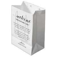 Elegant Welcome to Wedding Guest Accomodation