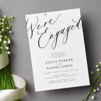 Elegant We're Engaged engagement party