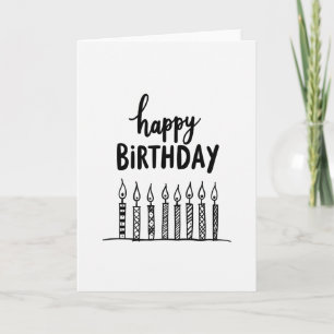 Elegant Whimsical Birthday Card