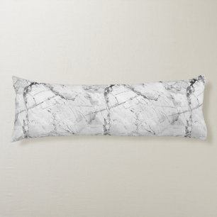 Elegant Whirls Grey 'Granite Haze Whorl' Marble Te Body Cushion