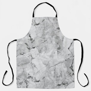 Elegant Whirls Grey 'Majestic Marble Impressions' Apron