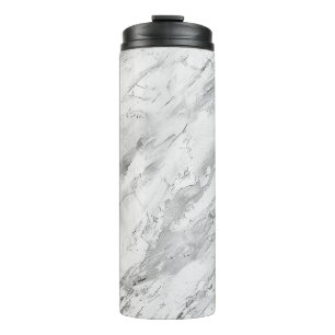 Elegant Whirls Grey 'Majestic Marble Impressions'  Thermal Tumbler