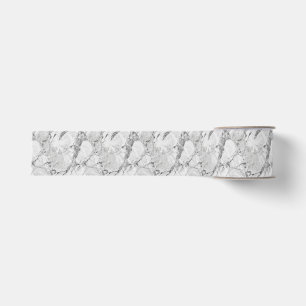 Elegant Whirls Grey 'Slate Whisper Stream' Marble  Grosgrain Ribbon