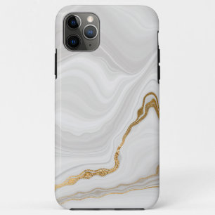 Elegant White And Gold Marble iPhone 11 Pro Max Case