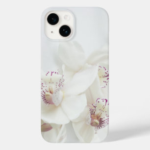 Elegant White and Purple Orchids Phone Case
