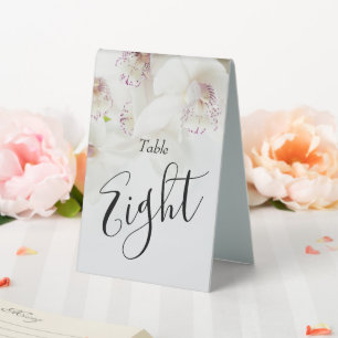 Elegant White and Purple Orchids   Wedding