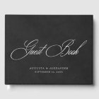 Elegant White & Black Velvet Imitation Wedding