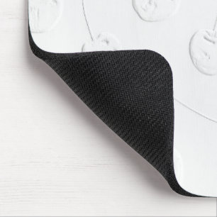 Elegant White Cherry Mouse Pad