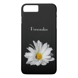 Elegant White Daisy Flower With Name iPhone 8 Plus/7 Plus Case