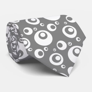 Elegant White Dots On White Background Tie