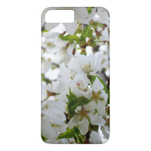 Elegant white floral blossom photo iPhone 8 plus/7 plus case