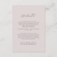 Elegant White Floral Coordinate Blush Mauve Detail