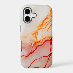 Elegant White & Gold Marble Pattern