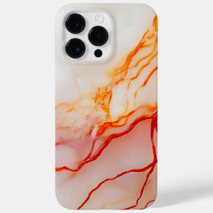 Elegant White & Gold Marble Pattern Case-Mate iPhone 14 Pro Max Case