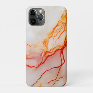 Elegant White & Gold Marble Pattern iPhone 11 Pro Case