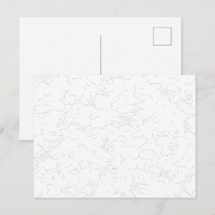 Elegant White Graduation Announcement