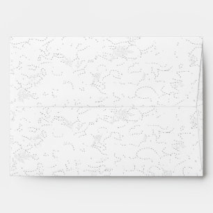 Elegant White Graduation Announcement Envelope