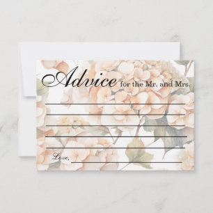 Elegant white green orange boho watercolor floral card