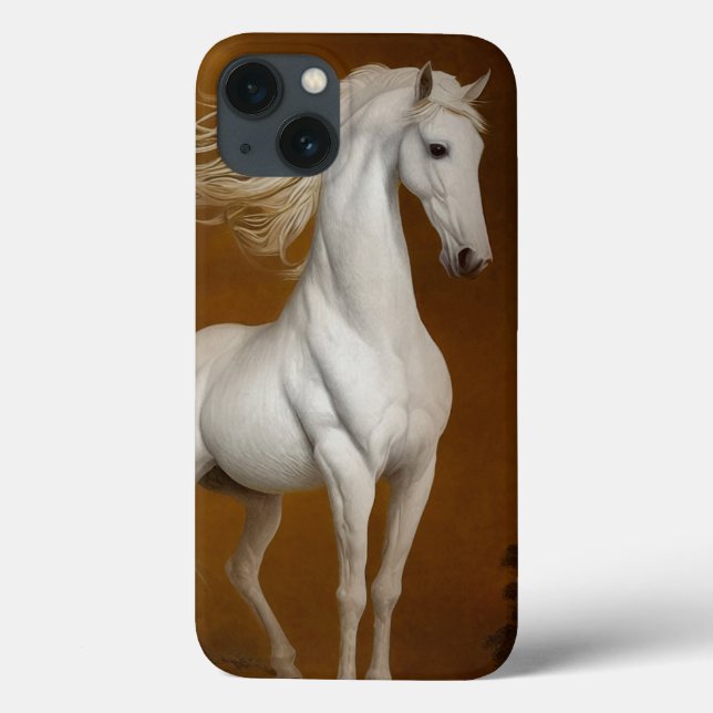Elegant white horse Case-Mate iPhone case (Back)