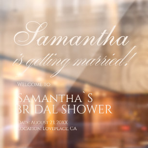 Elegant White is Getting Married! Bridal Shower 