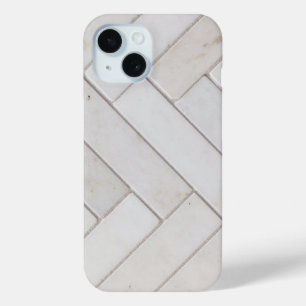 Elegant White Marble iPhone 15 Case