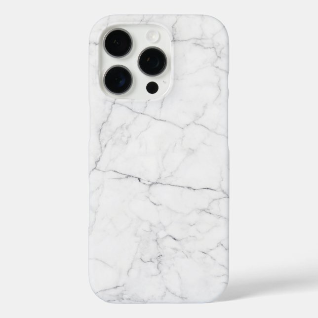 Elegant White Marble  Case-Mate iPhone Case (Back)