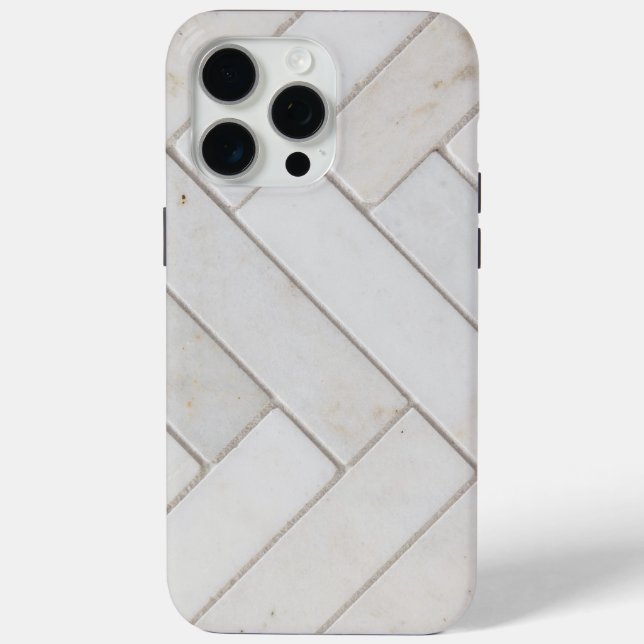  Elegant  White Marble Case-Mate iPhone Case (Back)
