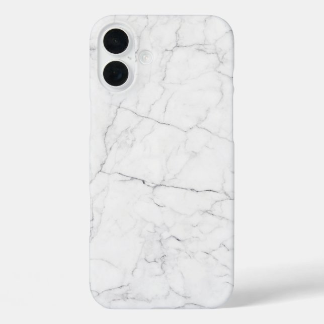 Elegant White Marble  Case-Mate iPhone Case (Back)