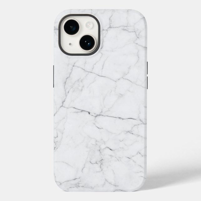 Elegant White Marble  Case-Mate iPhone Case (Back)