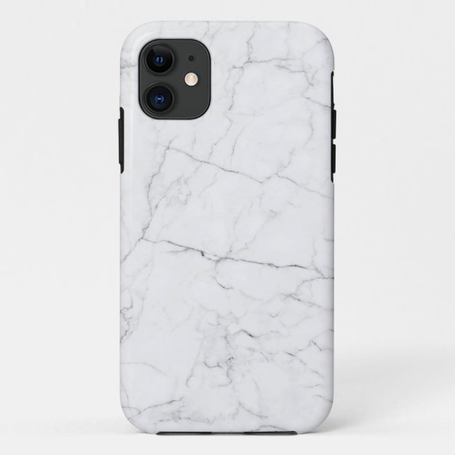 Elegant White Marble  Case-Mate iPhone Case (Back)